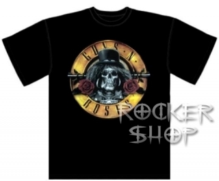 Tričko GUNS N´ROSES pánske-Slash Skull Logo