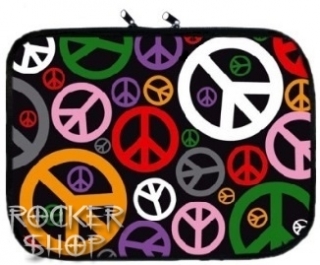 Púzdro na notebook PEACE-Colored Logos