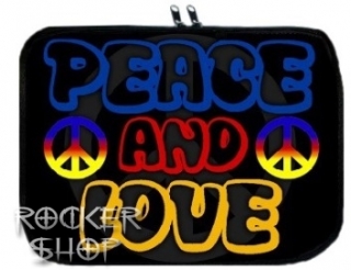 Púzdro na notebook PEACE AND LOVE