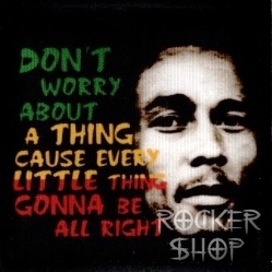 Nášivka BOB MARLEY foto-Don´t Worry