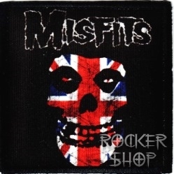 Nášivka MISFITS foto-UK Skull