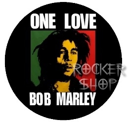 Odznak BOB MARLEY-One Love