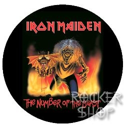 Odznak IRON MAIDEN-Number Of The Beast