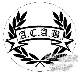 Odznak A.C.A.B.-Leaves Logo