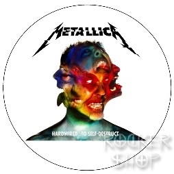 Odznak METALLICA-Hardwired...To Self-Destruct White