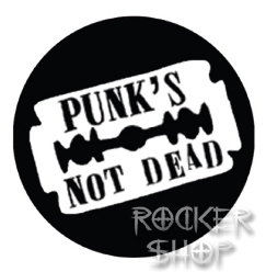 Odznak PUNKS NOT DEAD-Žiletka