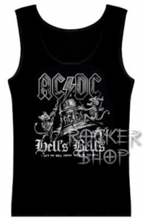 Tričko AC/DC dámsky top-Hell´s Bells BW
