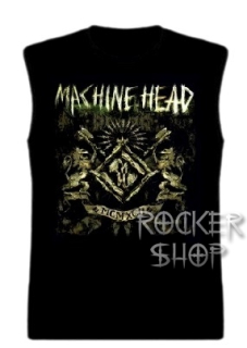 Tričko MACHINE HEAD pánske-Logo/bez rukávov