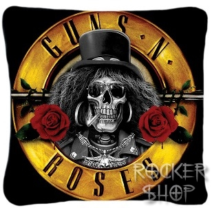 Vankúš GUNS N´ROSES-Slash Skull Logo