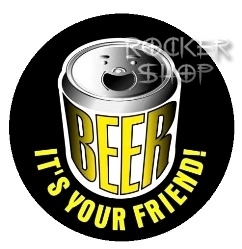 Odznak BEER-It´s Your Friend