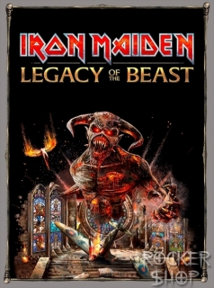 Nášivka IRON MAIDEN chrbtová-Legacy Of The Beast