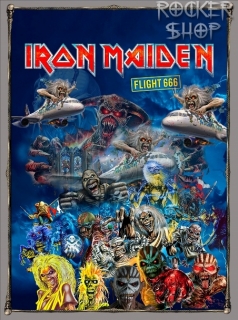 Nášivka IRON MAIDEN chrbtová-Flight 666