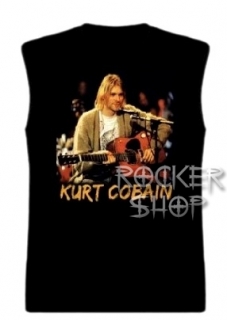 Tričko KURT COBAIN pánske-Guitar/bez rukávov