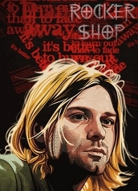 Nášivka KURT COBAIN foto-Picture