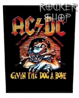Nášivka AC/DC chrbtová-Givin The Dog A Bone