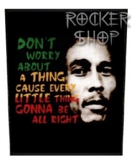 Nášivka BOB MARLEY chrbtová-Don´t Worry