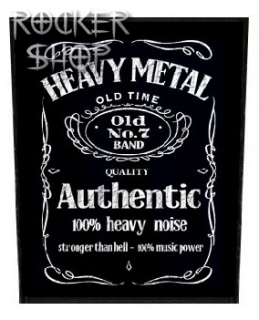 Nášivka HEAVY METAL chrbtová-Authentic