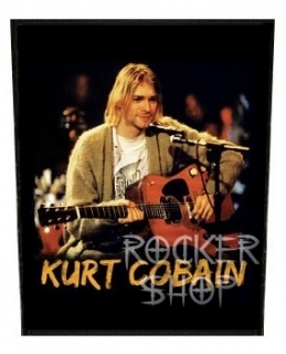 Nášivka KURT COBAIN chrbtová-Guitar