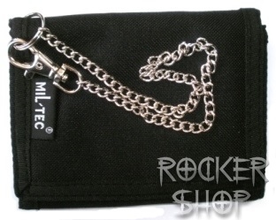Peňaženka MILTEC-čierna s retiazkou