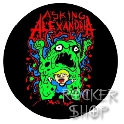 Odznak ASKING ALEXANDRIA-Green Monster