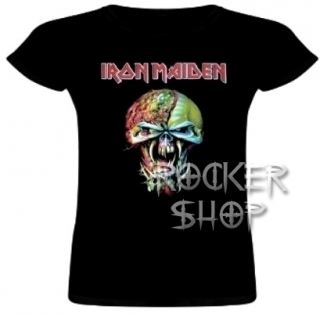 Tričko IRON MAIDEN dámske-Frontier Head