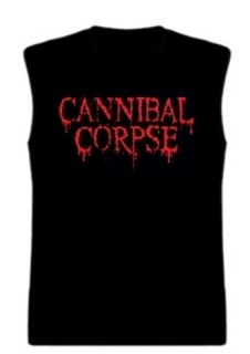 Tričko CANNIBAL CORPSE pánske-Logo/bez rukávov