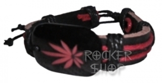 Náramok RASTA-Pink Ganja