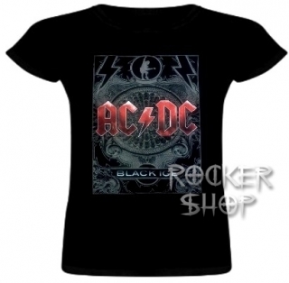 Tričko AC/DC dámske-Black Ice Cover