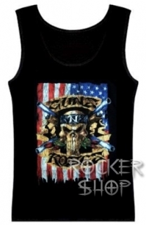 Tričko GUNS N´ROSES dámsky top-US Flag