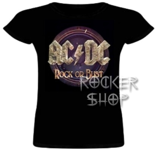 Tričko AC/DC dámske-Rock Or Bust