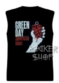 Tričko GREEN DAY pánske-American Idiot/bez rukávov