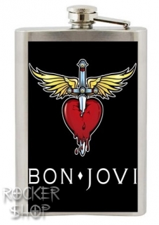 Ploskačka BON JOVI-Heart Logo