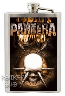 Ploskačka PANTERA-Skull Logo