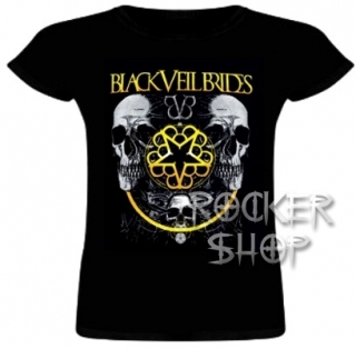 Tričko BLACK VEIL BRIDES dámske-Skulls