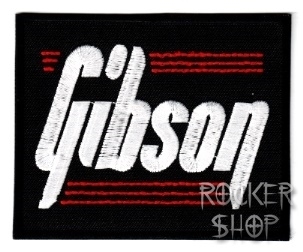 Nášivka GIBSON nažehľovacia-Black