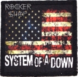 Nášivka SYSTEM OF A DOWN foto-USA Flag