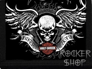 Peňaženka HARLEY DAVIDSON-Skull