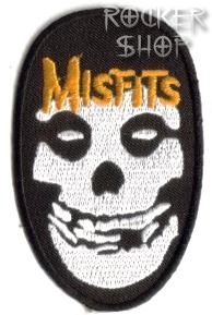 Nášivka MISFITS nažehľovacia-Skull