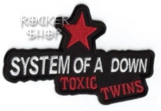 Nášivka SYSTEM OF A DOWN nažehľovacia-Toxic Twins