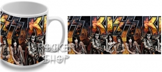 Hrnček KISS-Band Fire Logo