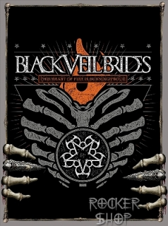 Nášivka BLACK VEIL BRIDES chrbtová-This Heart Of Fire Is Burning Proud/Hands