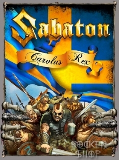 Nášivka SABATON chrbtová-Carolus Rex Attack/Hands