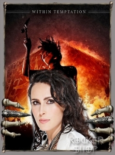 Nášivka WITHIN TEMPTATION chrbtová-Let Us Burn/Hands