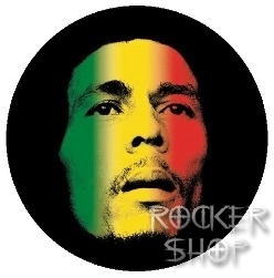 Odznak BOB MARLEY-Rasta Face