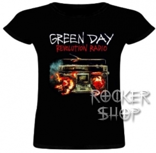 Tričko GREEN DAY dámske-Revolution Radio