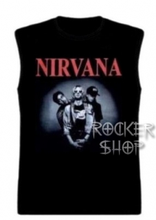 Tričko NIRVANA pánske-Band/bez rukávov