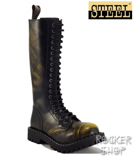 Topánky STEEL-20 dierkové žlté Rub Off