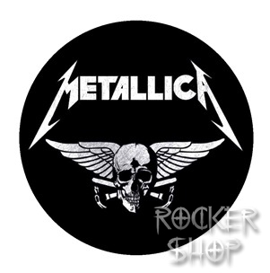 Odznak METALLICA-Skull Wings