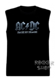 Tričko AC/DC pánske-Back In Black/bez rukávov