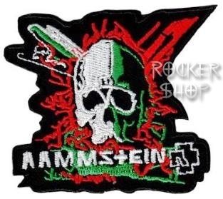 Nášivka RAMMSTEIN nažehľovacia-Skull